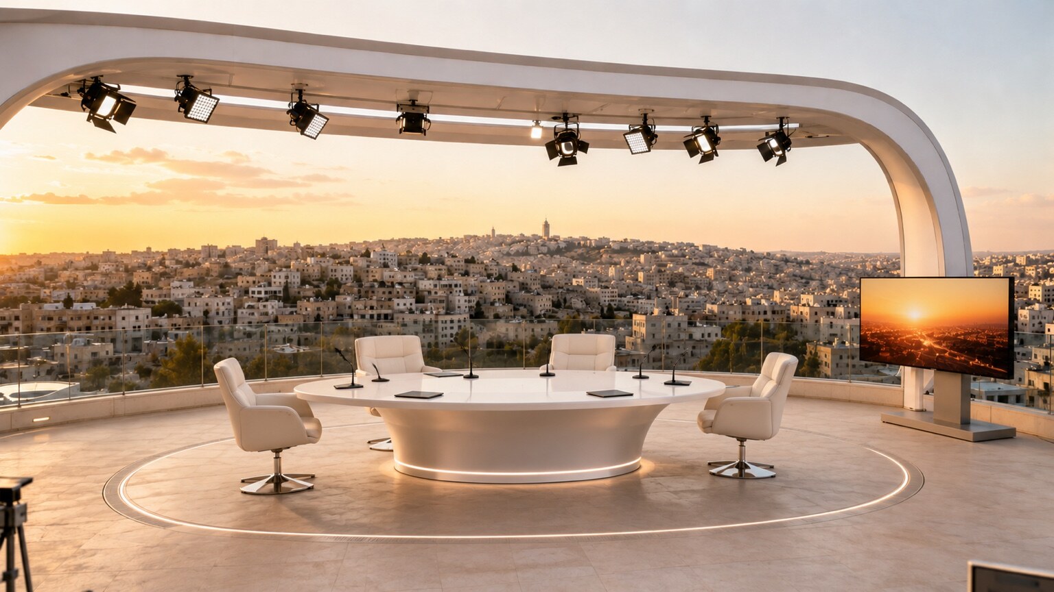 AMMAN ROOFTOP STUDIO CONCEPT studio design view 3