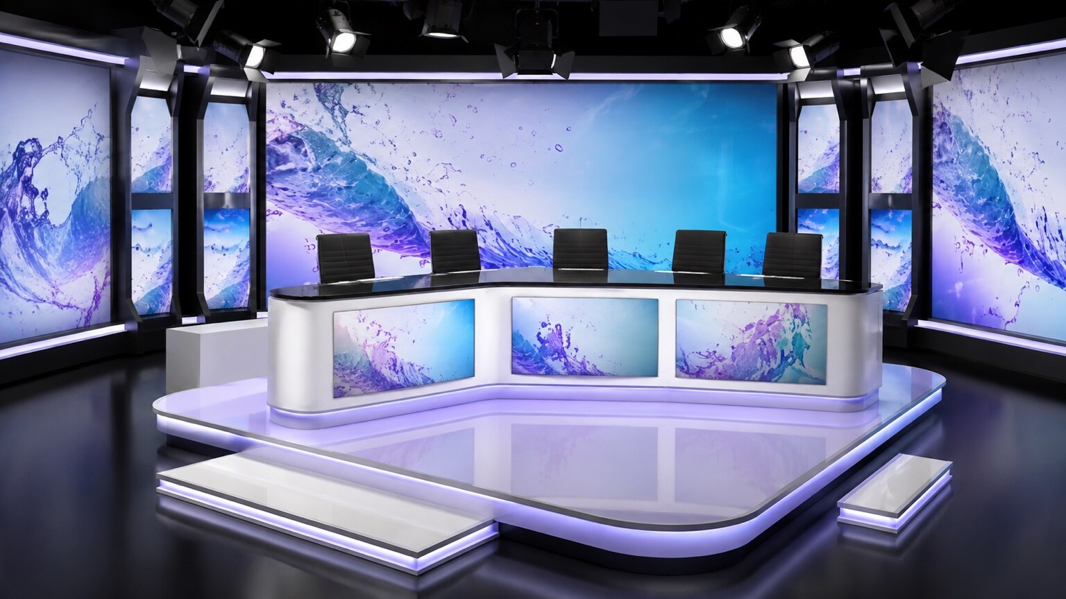 BBC ARABIC studio design view 3