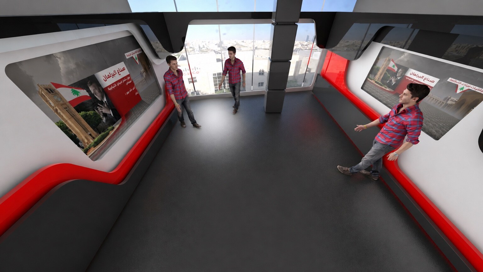 ALMAMLAKA TV studio design view 7